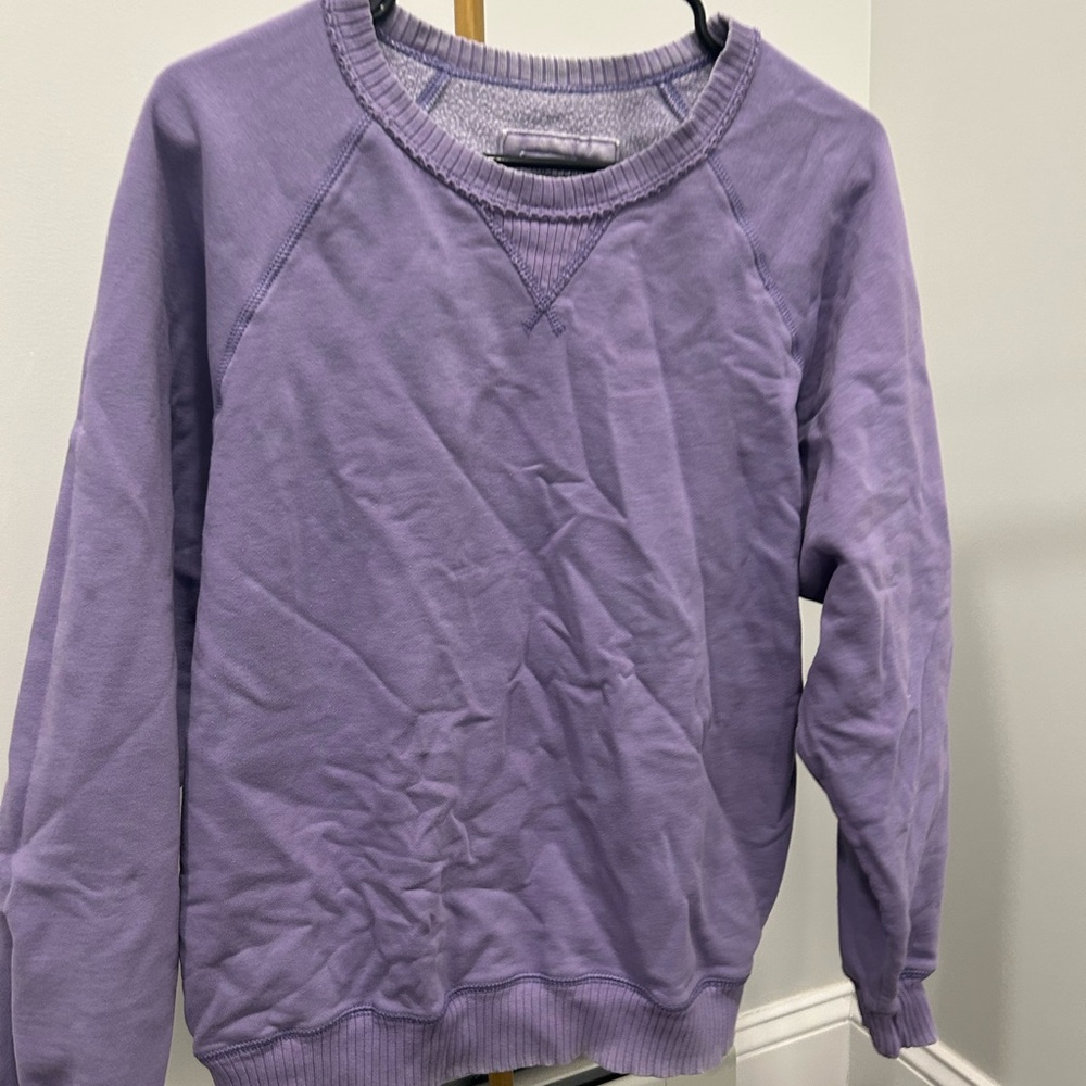 American Eagle Outfitters Purple Crew Neck Sweater